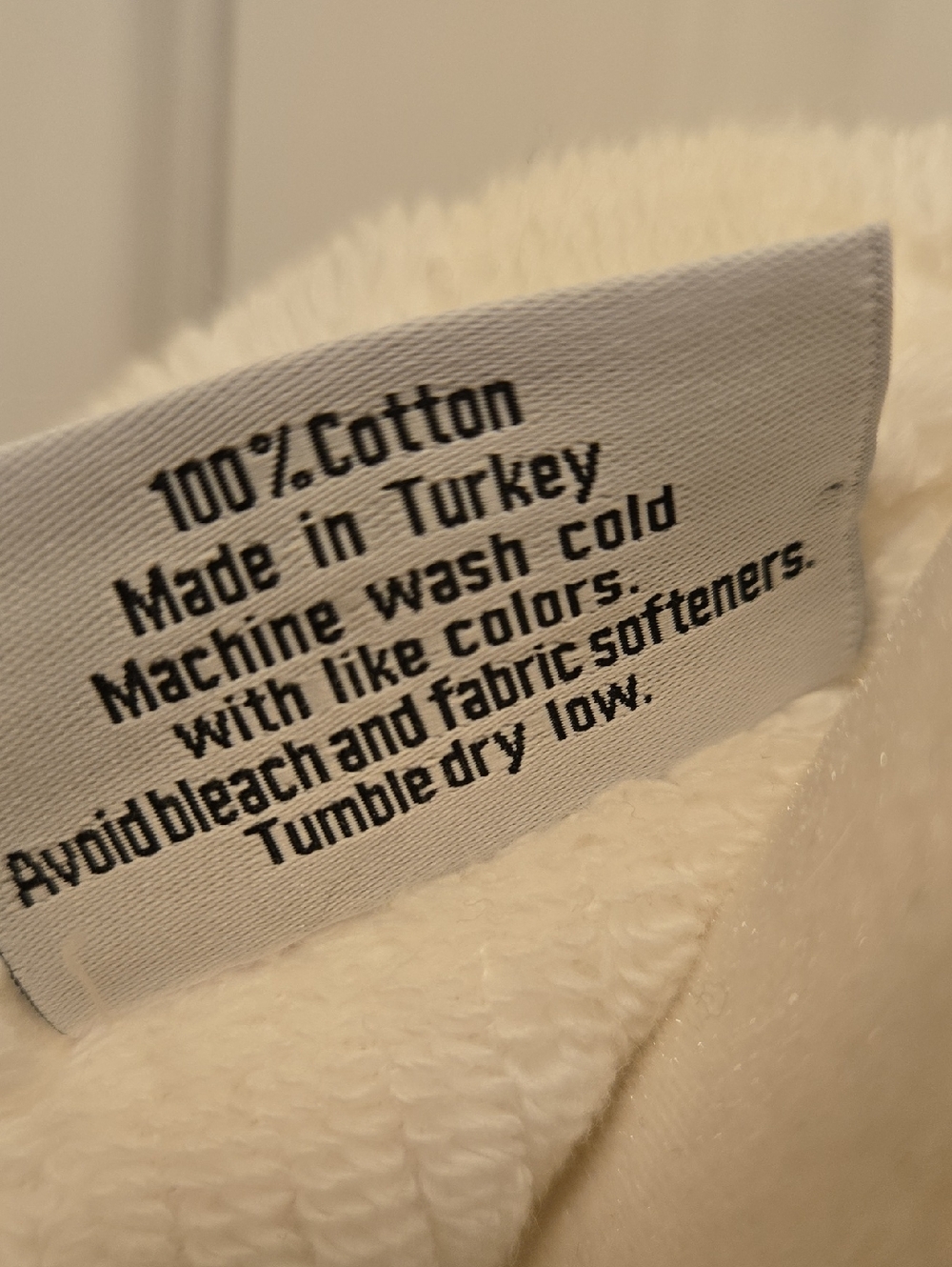 Parachute Soft Terry Rib Robe In White Size Medium - Picture 8 of 8